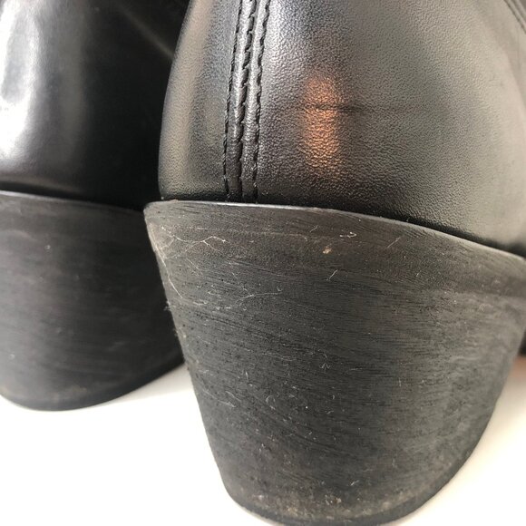 Harley-Davidson Women's Black Leather Cowgirl Boots Sz. 9 GORGEOUS! - Picture 8 of 12